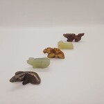 5x Antieke Chinese jade – ca. Qing-Dynasty