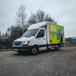 Elektrische bedrijfswagen met opbouw en laadklep, Emoss, 470, 2018