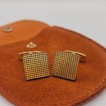 Yves Saint Laurent goldplated manchetknopen