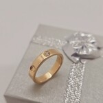 Louis Vuitton Empreinte 18kt gouden trouwring met diamant