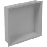 Plieger Inbox inbouwnis met flens 30x30x7.5cm waterproof RVS