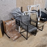 7x Eetkamerstoel met armleuning