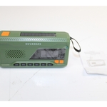 DAB+ Noodradio met Zonnepaneel en Handslinger  4500 mAh Powerbank, Blu