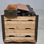 Ca. 10x Transportkoffer en 1x kist, O.a. Minelab