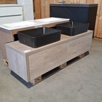 Badmeubel, HR Badmeubelen, Bloxx, Concrete oak