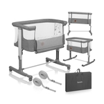 Lionelo Aurora 3in1 Cosleeper tot 9 kg  Meegroeibed met 4 wielen