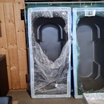 Ligbad, Xenz, Ibiza, Mat zwart