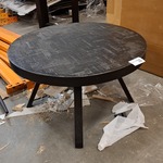 Salontafel, rond Zwart