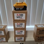 4x Accu 20V – 5.0Ah DCB200-50