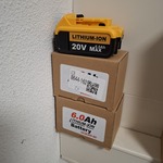 2x Accu 20V – 6.0Ah DCB200-60