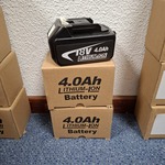 2x Accu 18V – 4.0Ah