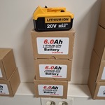 3x Accu 20V – 6.0Ah DCB200-60