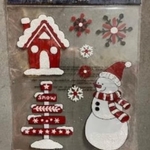 Ca. 10000x Kerstraamstickers