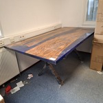 Eetkamertafel, epoxy