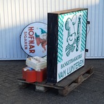 6x Diverse lichtreclame borden