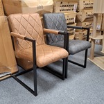 4x Eetkamerstoel met armleuning