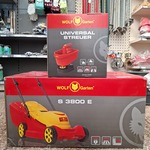 Elektrische grasmaaier en strooier Wolf Garten