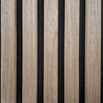 5x Akoetisch wandpaneel Walnoot