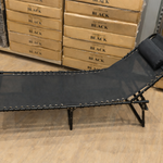 Ca. 60x Ligbed Paco, Lugano, zwart/lichtgrijs/donkergrijs