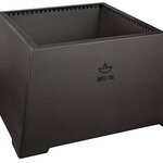 Vuurschaal White fire, zwart