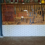 Partij nostalgisch handgereedschap