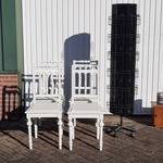 4x Houten eetkamerstoel