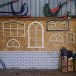 7x Stalraam met diverse gereedschap