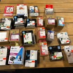 8x Inktcartridges, HP, Canon, Epson