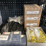 60x Bouwmarkt artikelen w.o. verbindingsrijgklem, adereindhulzen W.o.