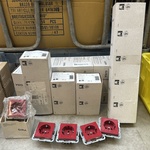 35x Inbouw stekkerdoos Gira, rood