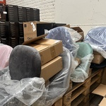 8x Stoel compleet, 2 losse zittingen