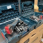 1x Flex, 3x accu, 2x koffer, 1x oplader Bosch