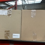 140x Opbergbak/stapelbak voor schroeven, blauw