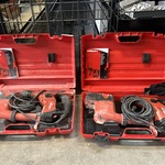 2x SDS Plus Boorhamer met snoer in koffer Hilti, TE 7