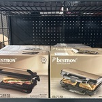 6x Contact-/paninigrill, tostiapparaat Bestron, Satin collection