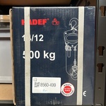 2x Handtakel HADEF, 14/12 500 kg