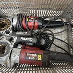 3x Draadsnijmachine zonder draadsnijkoppen Ridgid, Model 600