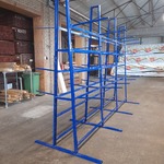 Dubbele draagarmstelling, Lengte 385 cm