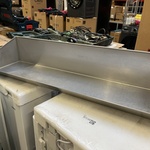 Rvs friet uitschepbak 100 cm