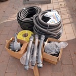 Partij vijverslangen en toebehoren o.a. Superfish