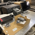 Kassasysteem met o.a. tablet, bonnenprinter, scherm