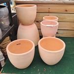 8x Stenen bloempot, TS Collection