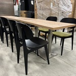 3x Tafel 120x60x74 cm, 6x stoel