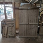 Houten containerombouw en tuinkast