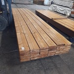 Ca. 78x Vuren thermowood mes en groefdeel, 2,0 x 19,3 x 510 cm