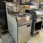 Gasfriteuse 21 liter, 2x frituurmand Profinox, C14