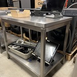 Rvs werktafel 100x70x89 cm