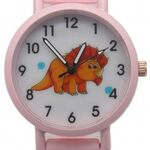 Ca. 10x Horloge KIDS, Pink Dino