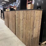 3x Restaurant scheidingswand 121x30x127 cm