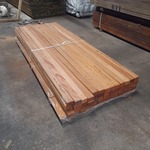 Ca. 52x Hardhouten regel, 4,5 x 7 x 245 cm